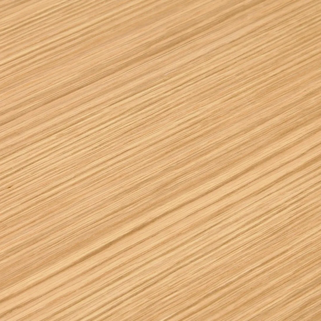 Table de réunion ou bureau bench 'XLINE SQUARE' en bois finition naturelle et métal blanc