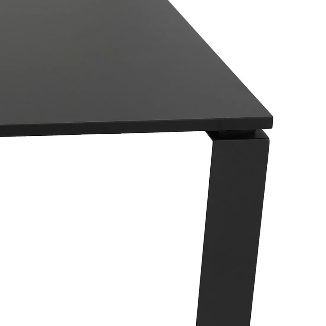 Table de réunion ou bureau bench noir