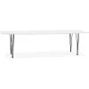 Table de salle à manger Blanche design STRIK Style industriel