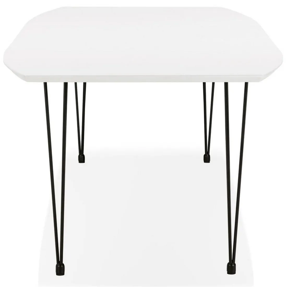 Table de salle à manger Blanche design STRIK Style industriel