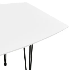 Table de salle à manger Blanche design STRIK Style industriel