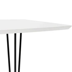 Table de salle à manger Blanche design STRIK Style industriel