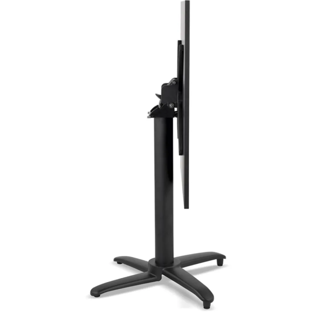 Table de terrasse pliable 'NOCTALI' carrée noire
