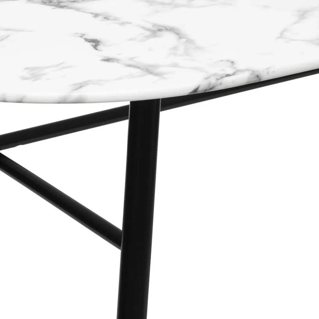 Table Diner Effet Marbre 160 X 90
