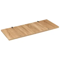 Table extensible effet chêne naturel