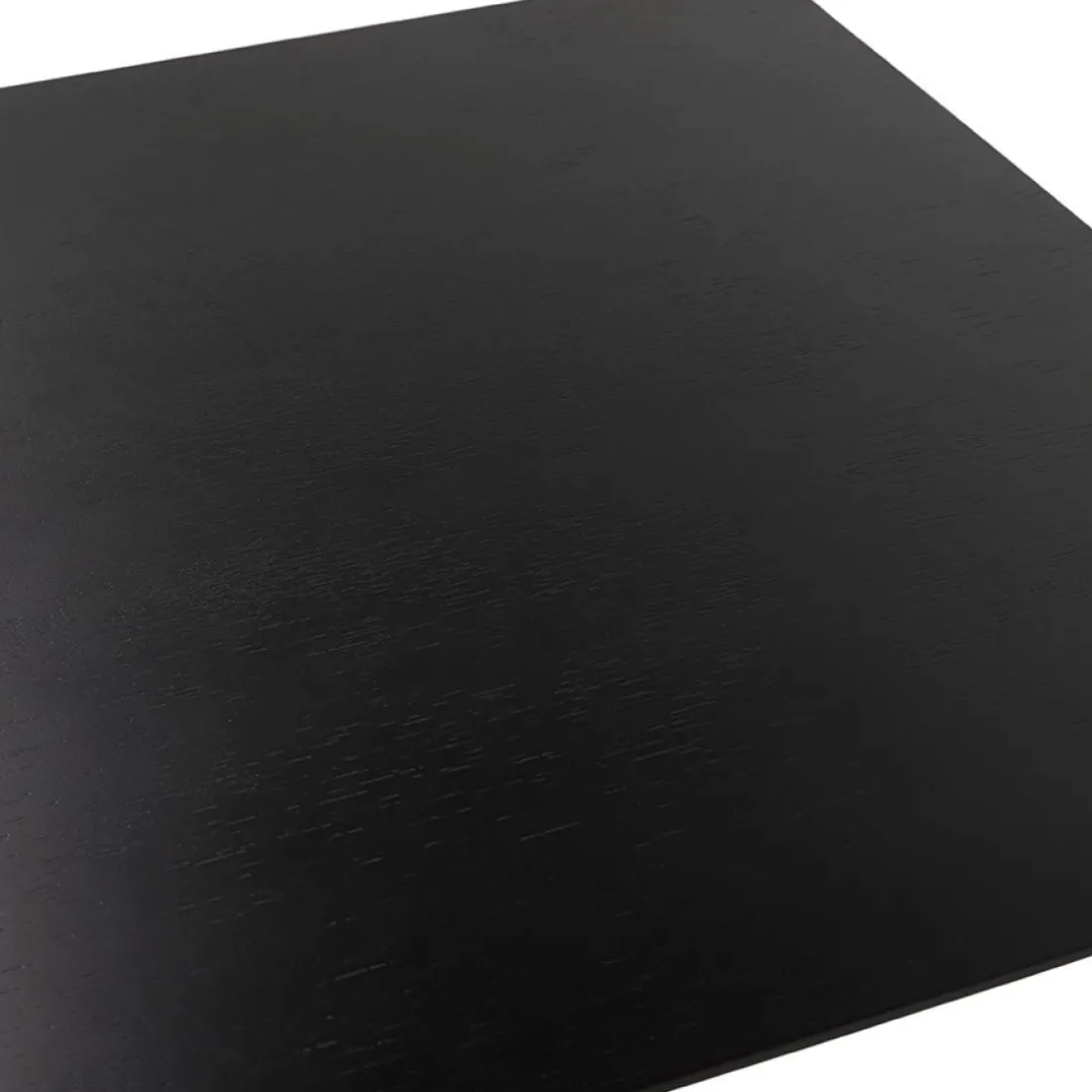 Table haute design 'MAMBO BAR' noire avec pied en métal