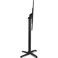 Table haute pliable 'PAXTON' ronde noire
