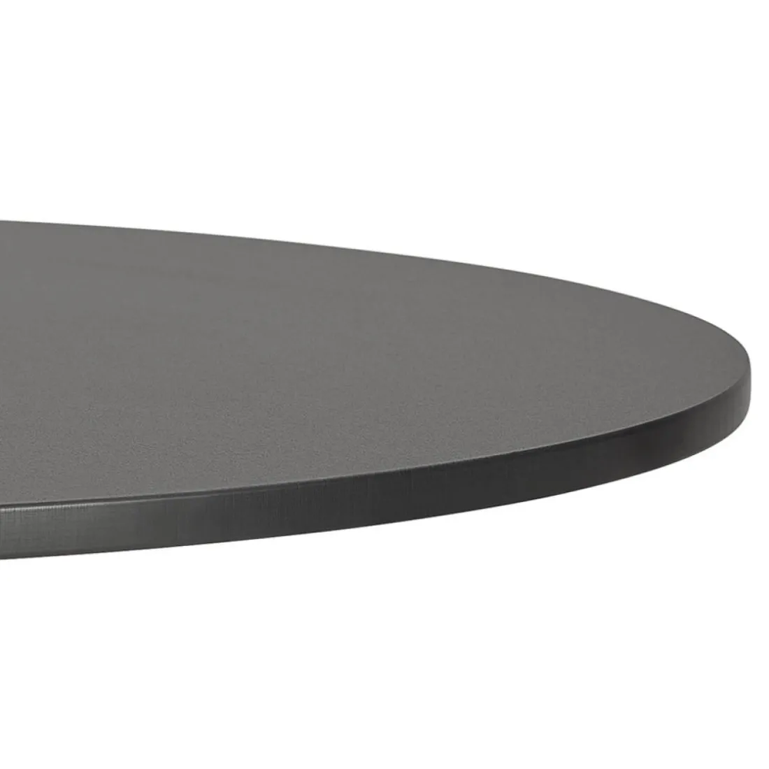 Table haute pliable 'PAXTON' ronde noire