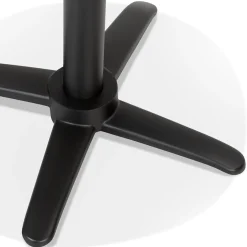 Table haute pliable 'PAXTON' ronde noire