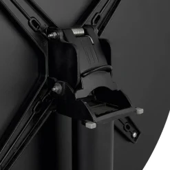 Table haute pliable 'PENUMBRA' ronde noire