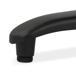 Table haute pliable 'PENUMBRA' ronde noire