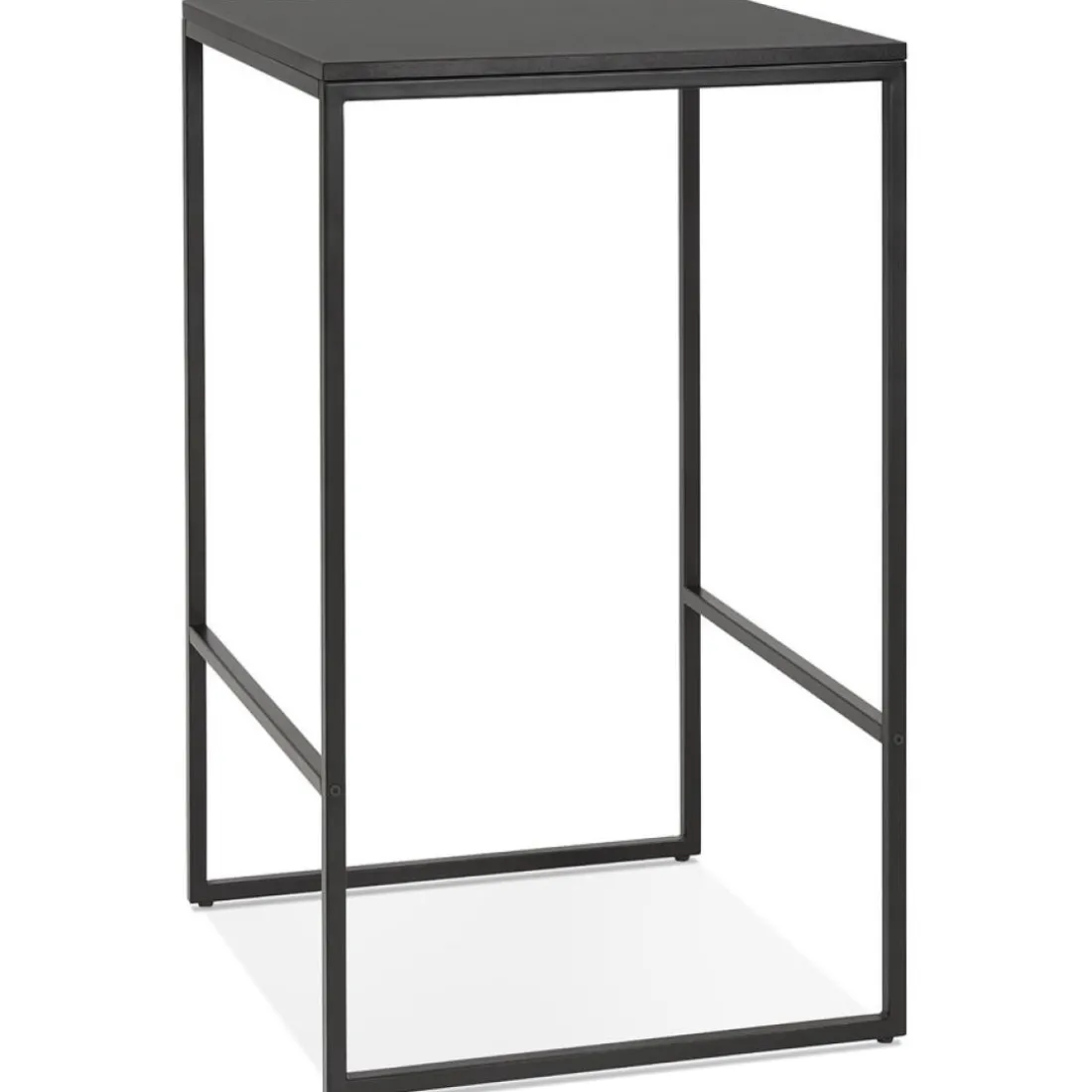 Table haute style industriel 'ORTOS' noire idéale pour les professionnels