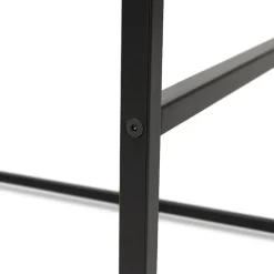 Table haute style industriel 'ORTOS' noire idéale pour les professionnels