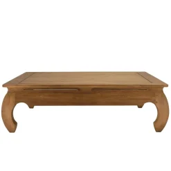 Table opium en bois de teck recyclé massif SIXTINE
