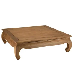 Table opium en bois de teck recyclé massif SIXTINE