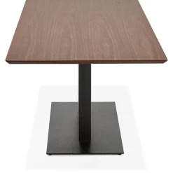 Table ou bureau design en bois finition Noyer 'ZUMBA'