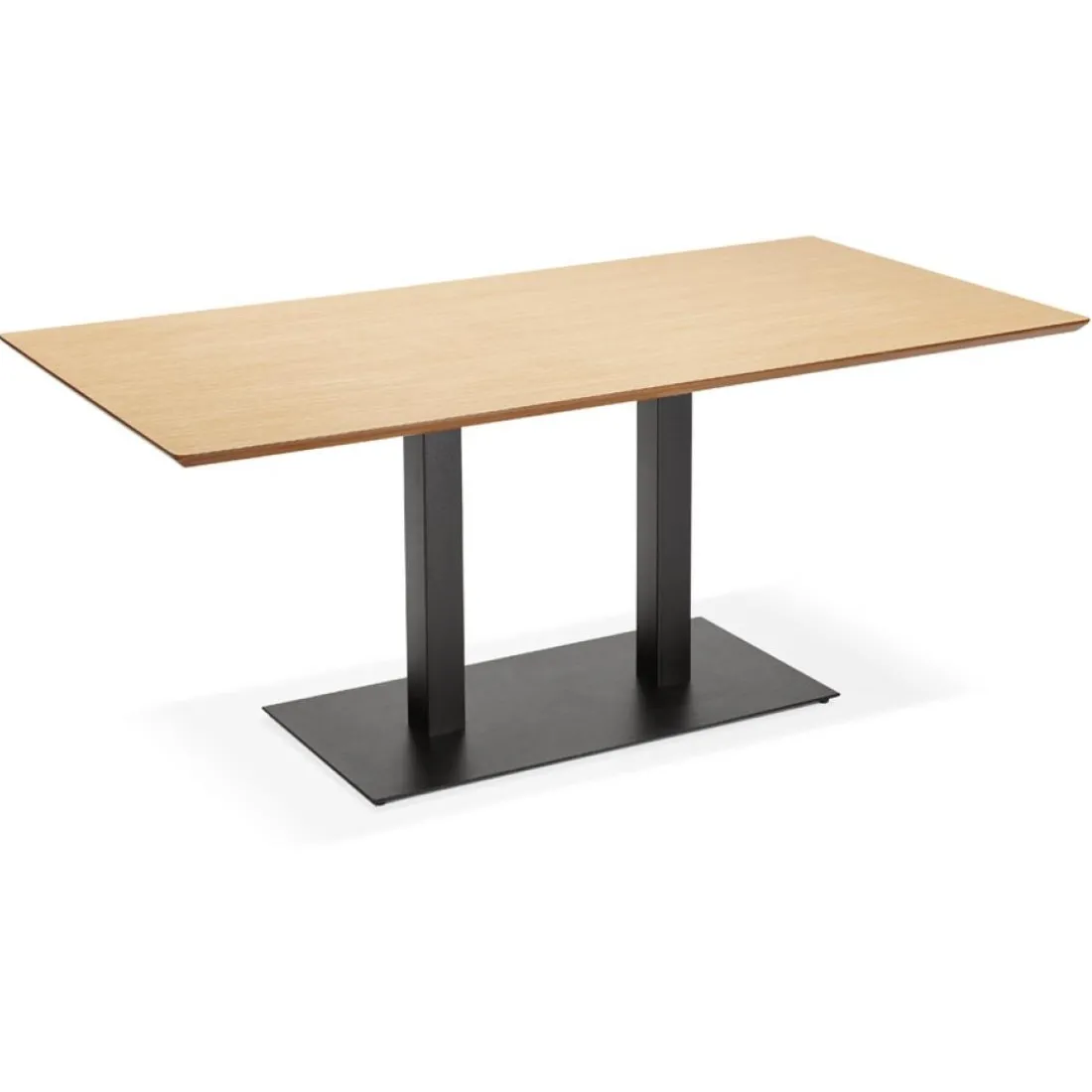 Table ou bureau design 'ZUMBA' en bois finition naturelle