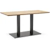 Table ou bureau design 'ZUMBA' en bois finition naturelle