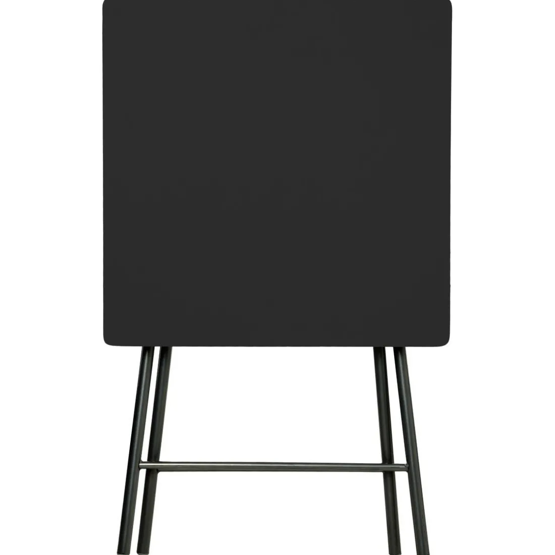 Table pliante 2 places noir