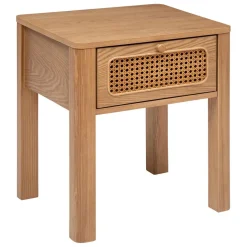 Tables de chevet un tiroir en placage frêne