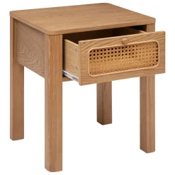 Tables de chevet un tiroir en placage frêne