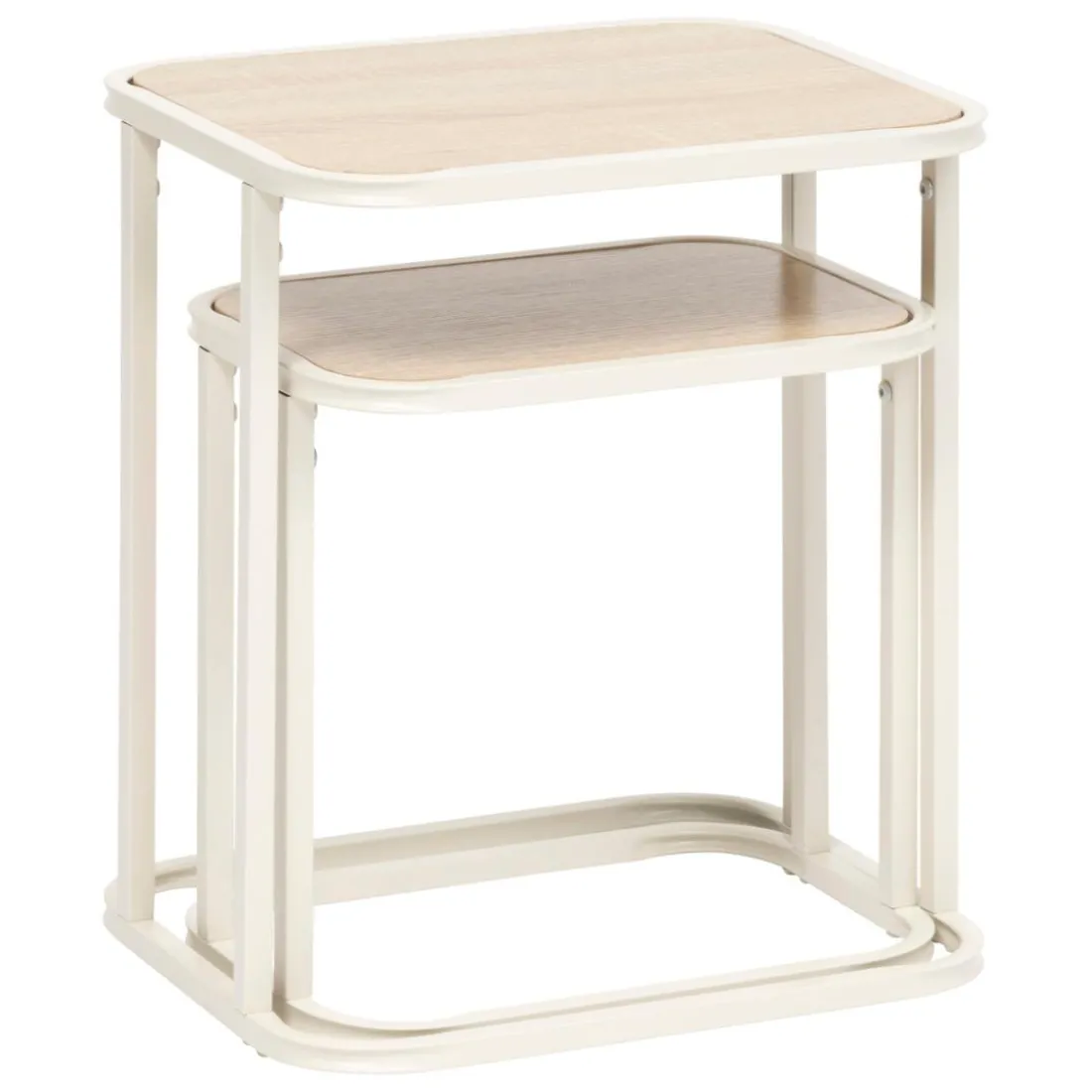 Tables gigognes Curvy bois clair