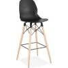 Tabouret de bar design 'COSMIK' noir style scandinave