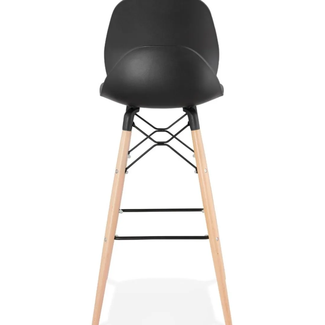 Tabouret de bar design 'COSMIK' noir style scandinave