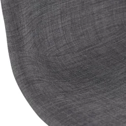 Tabouret de bar design 'GALACTIK' en tissu gris foncé style scandinave