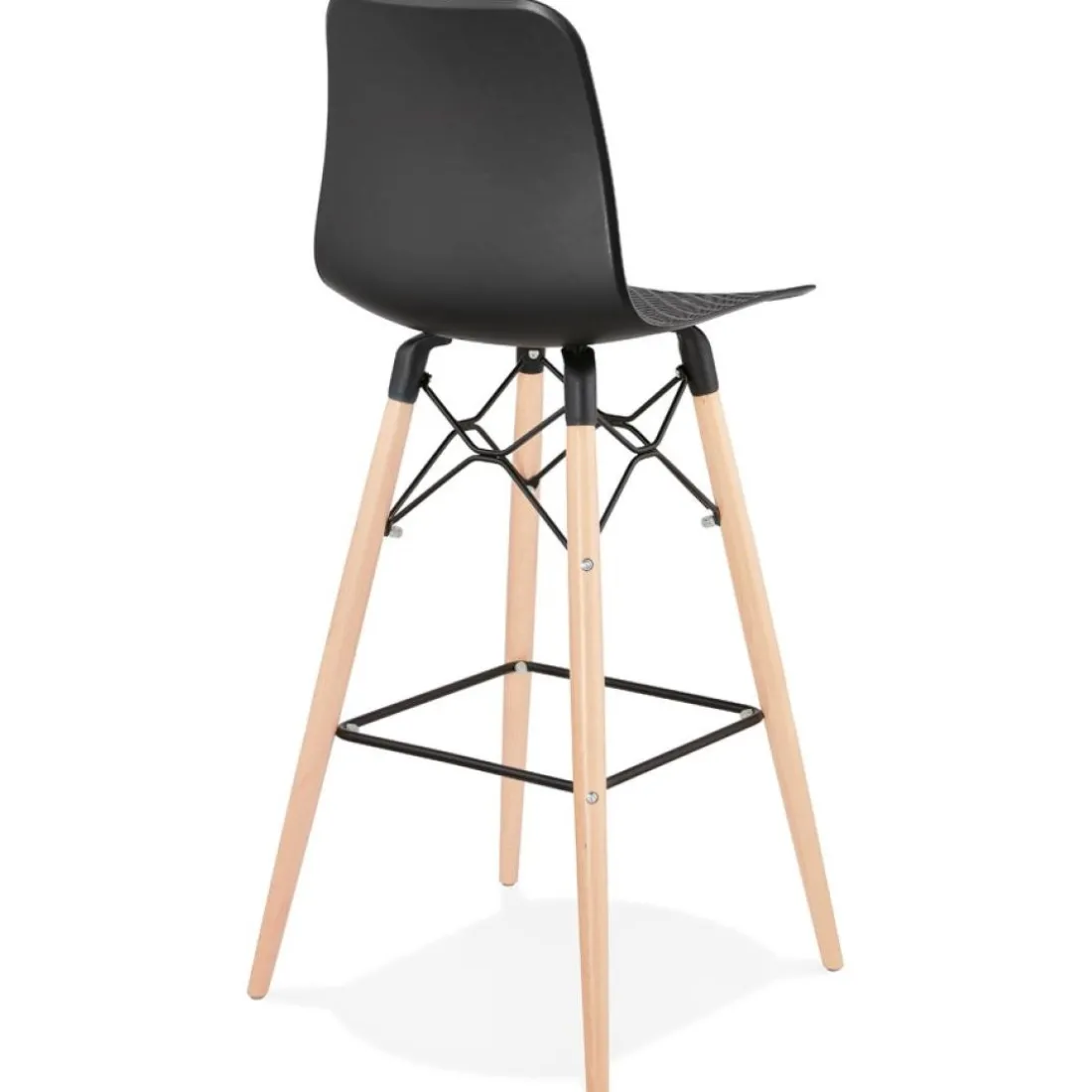 Tabouret de bar design 'MOZAIK' noir style scandinave