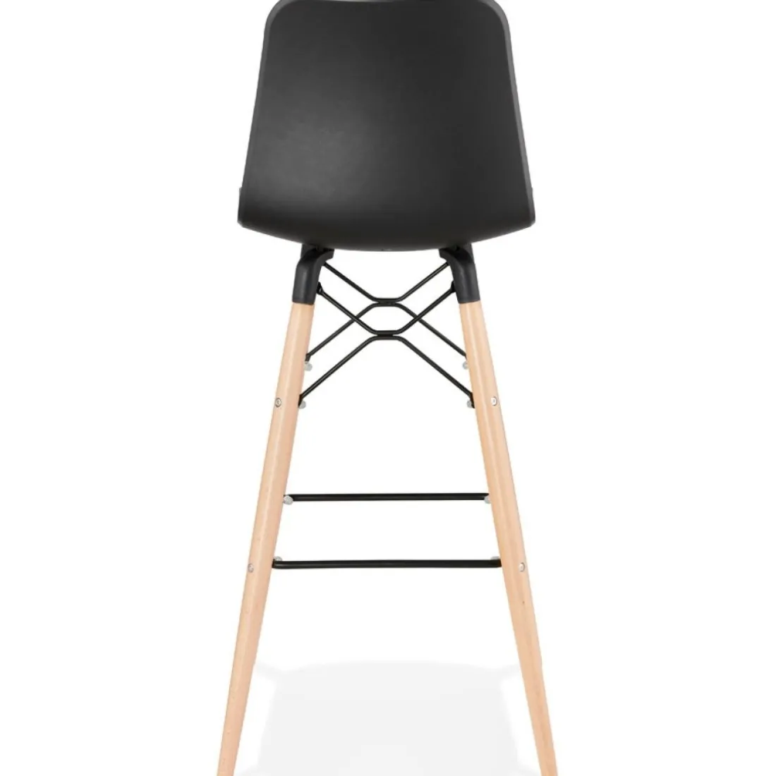 Tabouret de bar design 'MOZAIK' noir style scandinave