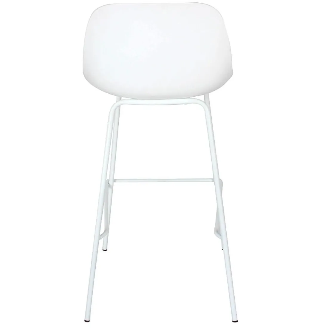 Tabouret de bar 'GRANO' blanc intérieur et extérieur