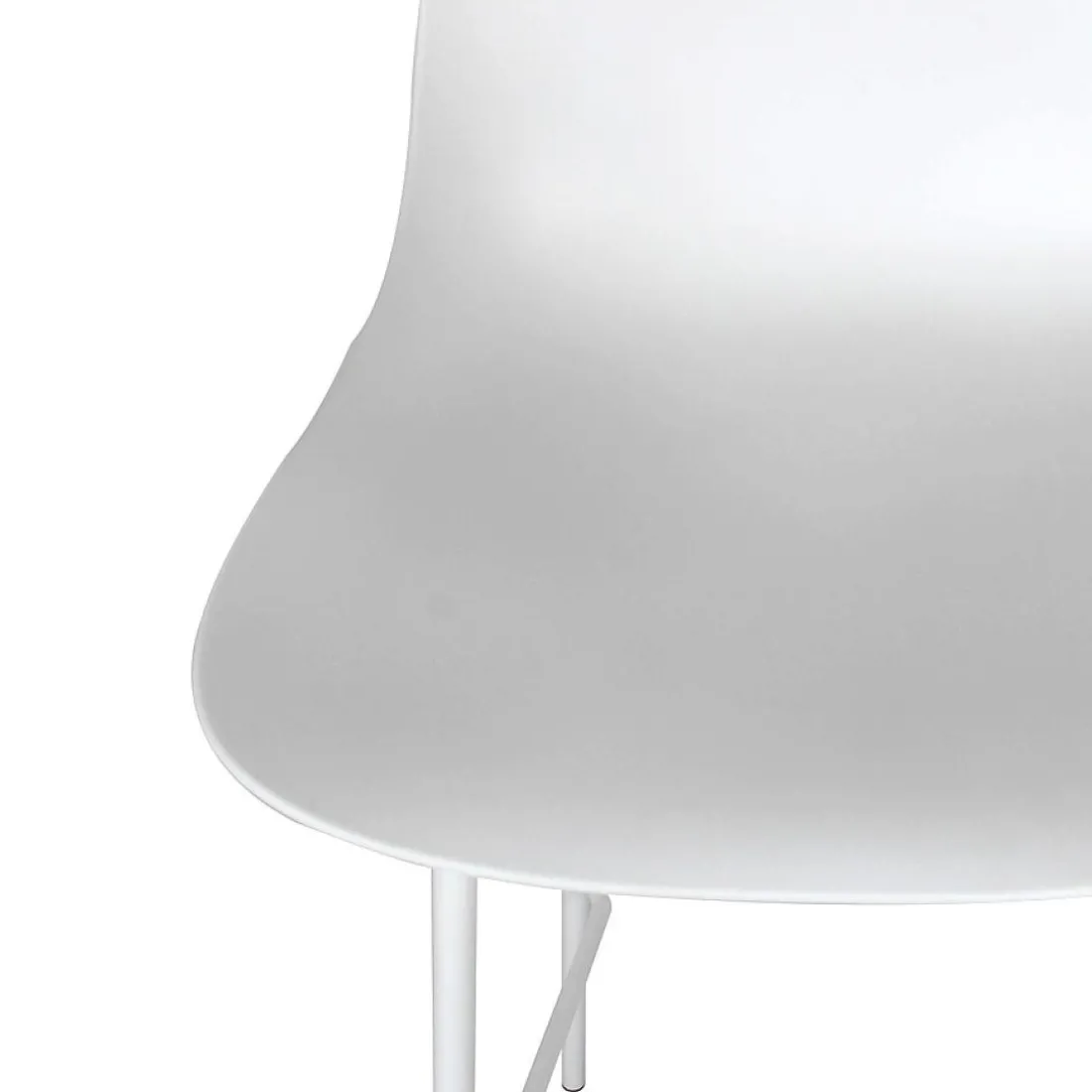Tabouret de bar 'GRANO' blanc intérieur et extérieur