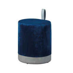 Tabouret en Velours AUSIE bleu