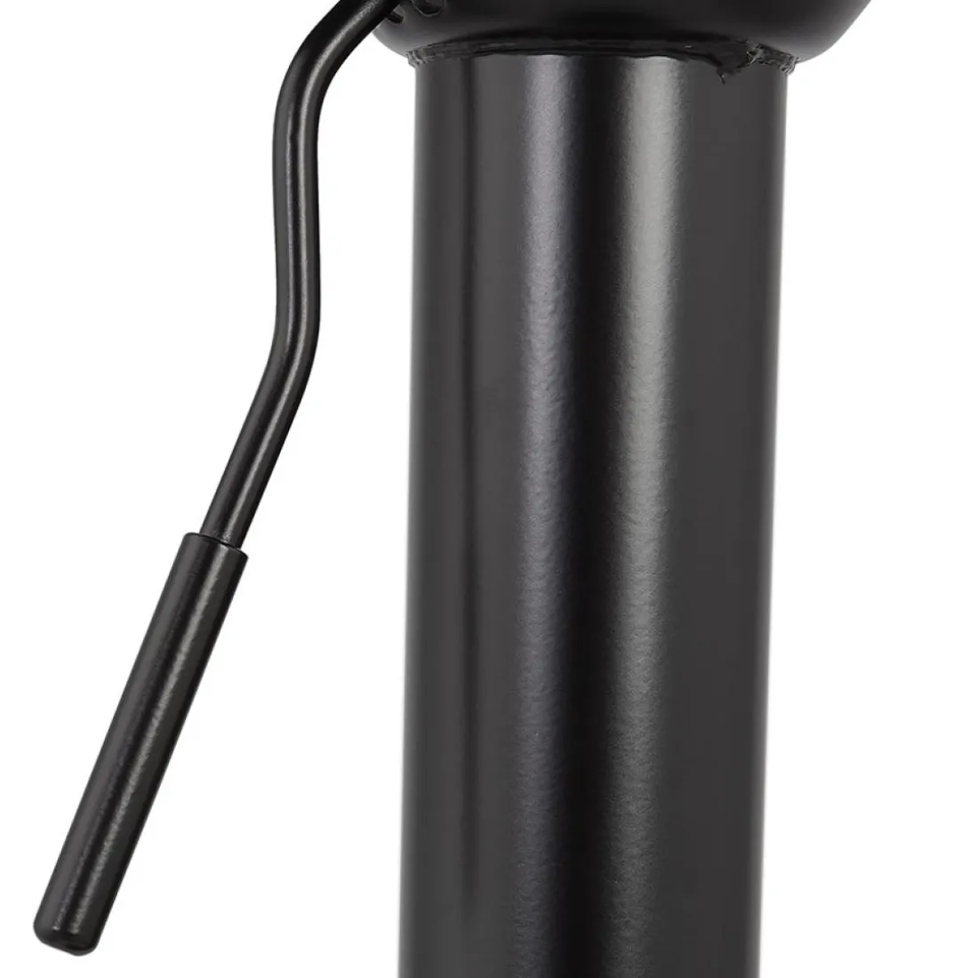 Tabouret réglable 'MIKE' en tissu pied de poule et pied noir