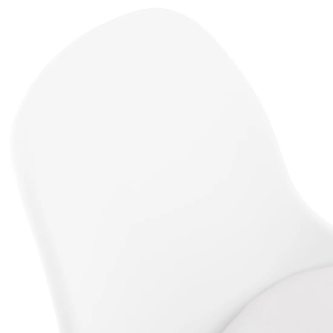 Tabouret réglable 'PRINCES' Blanc avec haut dossier confortable