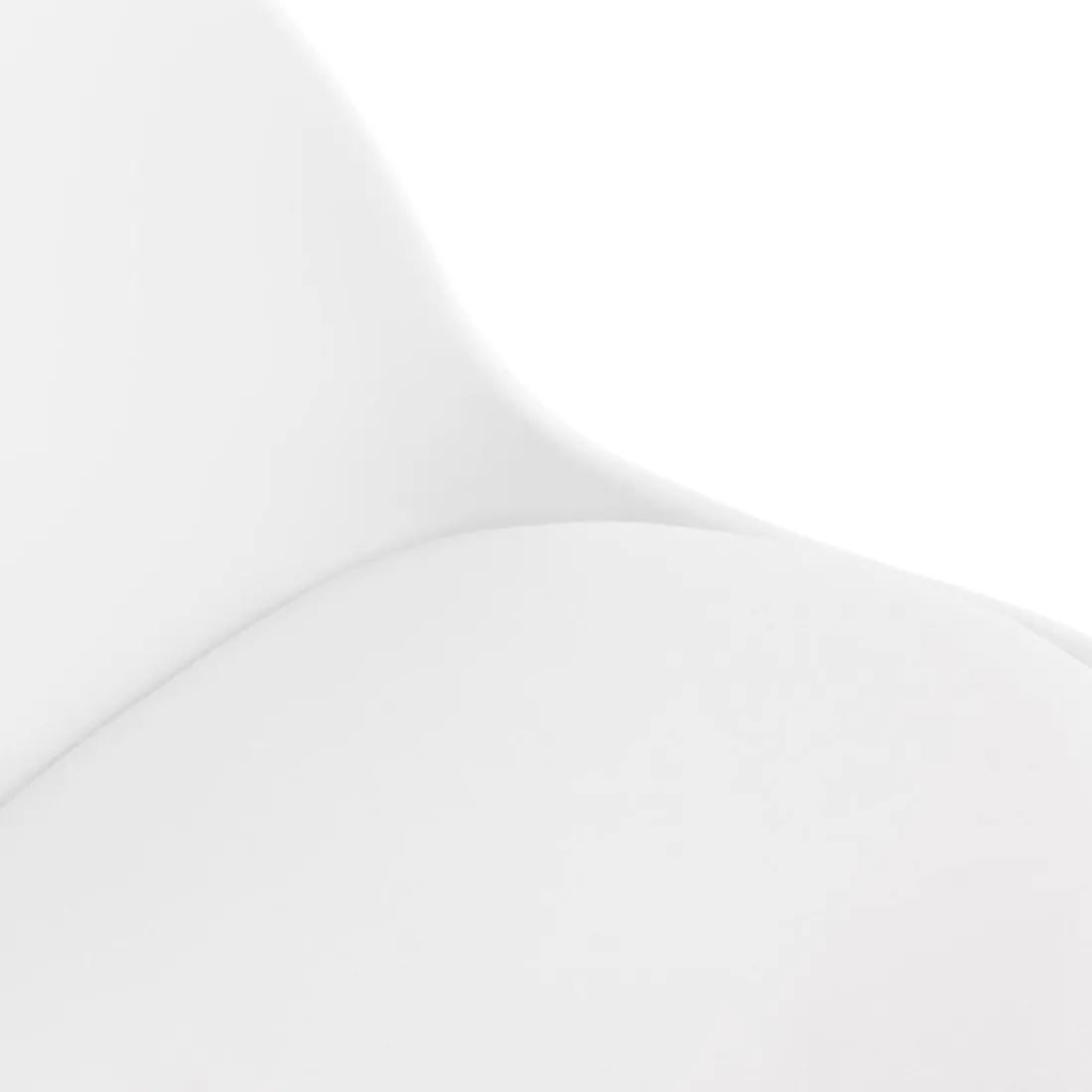 Tabouret réglable 'PRINCES' Blanc avec haut dossier confortable