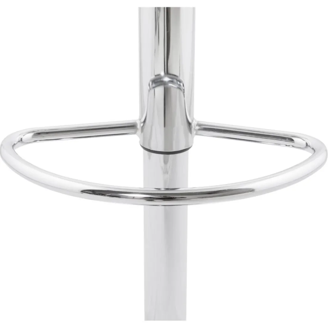Tabouret réglable 'PRINCES' Blanc avec haut dossier confortable