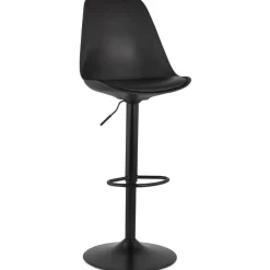 Tabouret réglable 'TUTO' noir