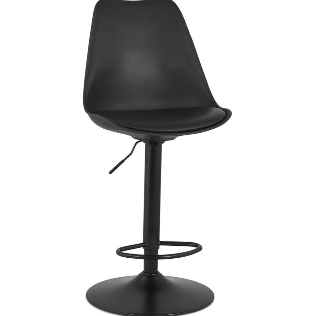 Tabouret réglable 'TUTO' noir