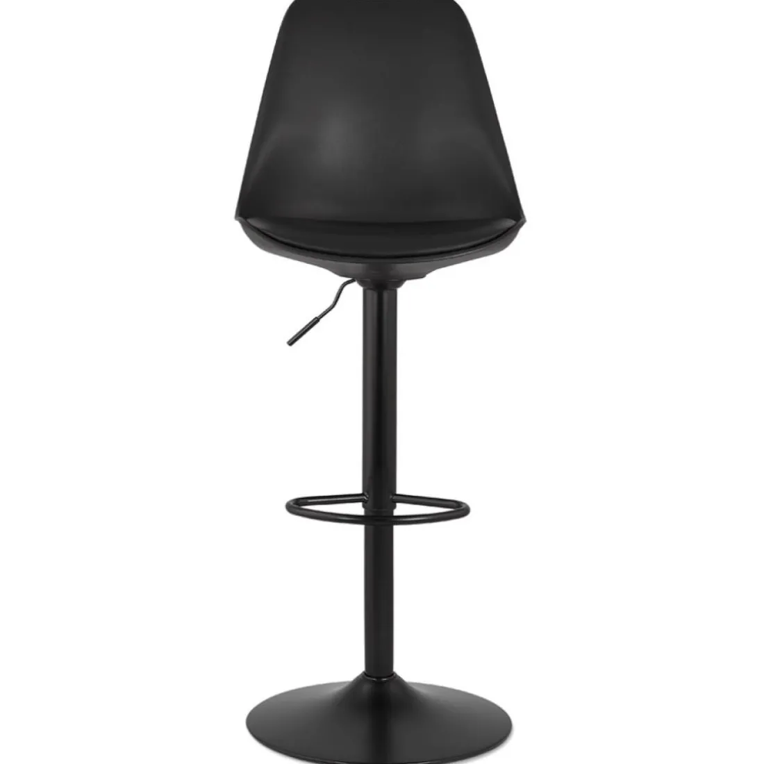Tabouret réglable 'TUTO' noir