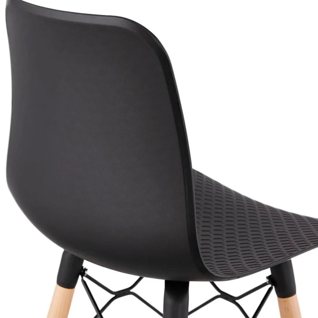 Tabouret snack mi-hauteur 'MOZAIK MINI' noir style scandinave