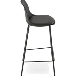 Tabouret snack mi-hauteur 'COOKIE MINI' noir style industriel