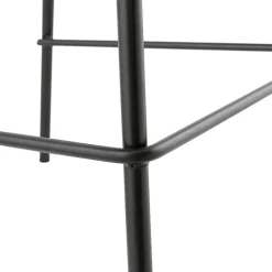 Tabouret snack mi-hauteur 'COOKIE MINI' noir style industriel