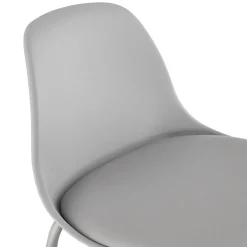 Tabouret snack mi-hauteur 'COOKIE MINI' gris style industriel