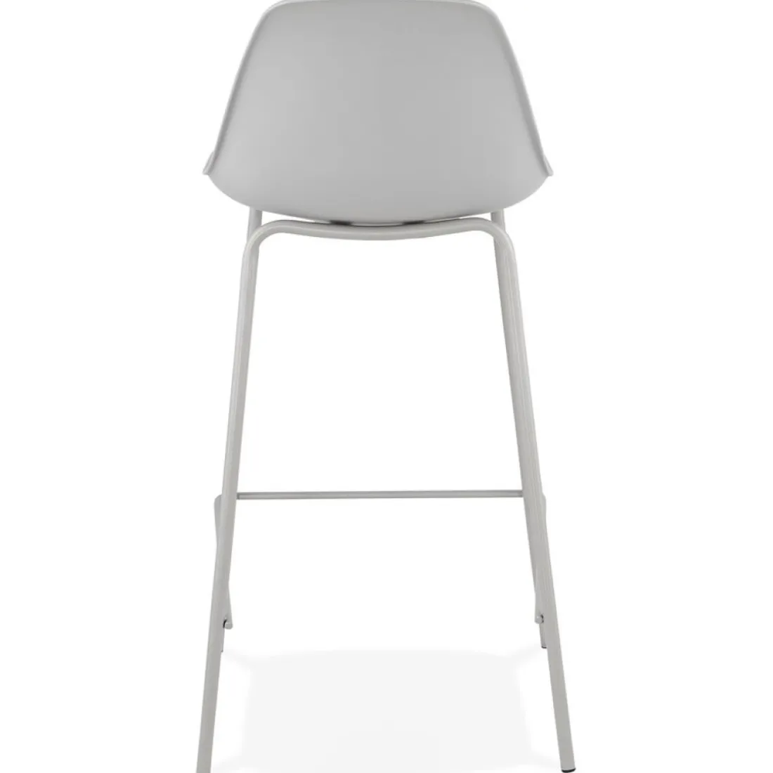 Tabouret snack mi-hauteur 'COOKIE MINI' gris style industriel