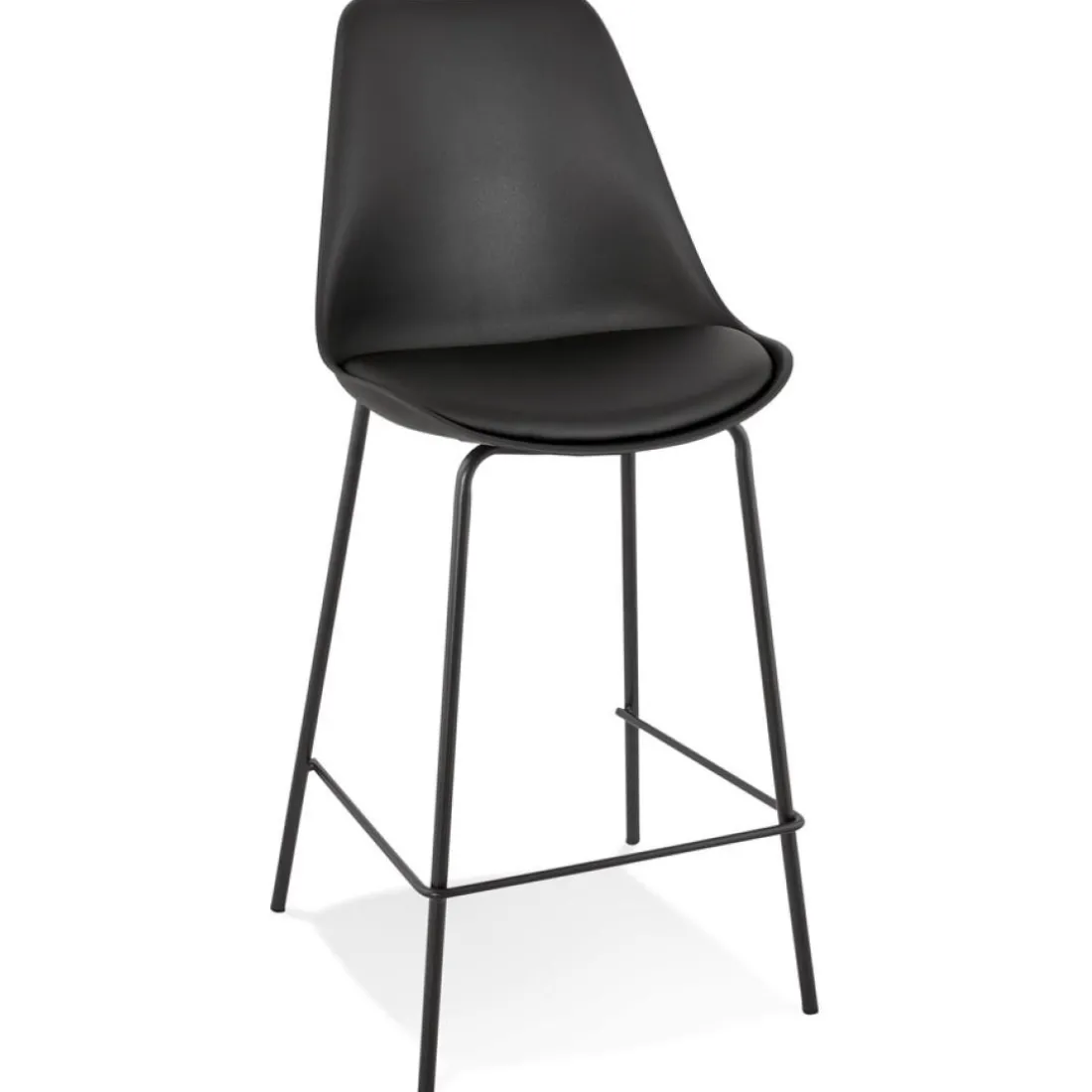 Tabouret snack mi-hauteur 'LEMON MINI' Noir