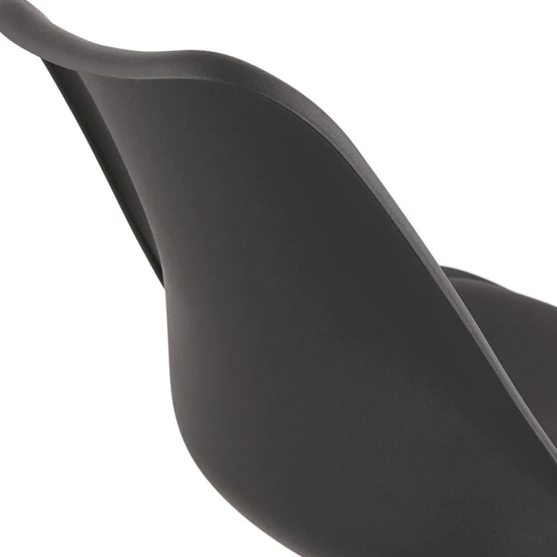 Tabouret snack mi-hauteur 'LEMON MINI' Noir