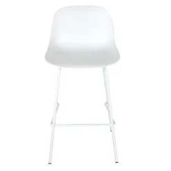 Tabouret snack mi-hauteur 'GRANO MINI' blanc intérieur et extérieur