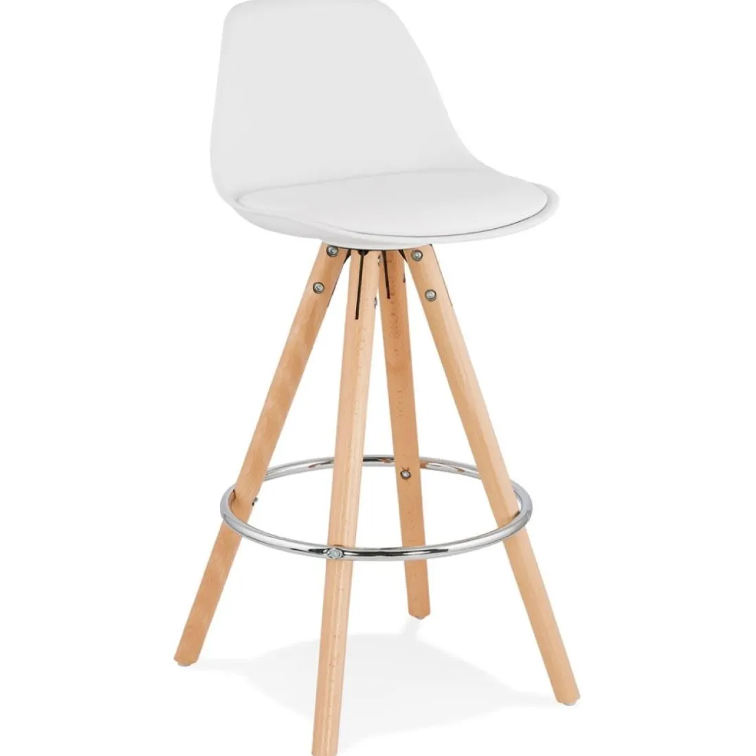 Tabouret snack mi-hauteur 'TATAMI MINI' blanc